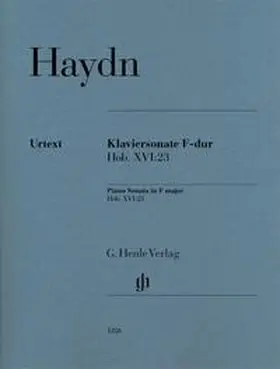 Haydn / Feder |  Klaviersonate F-dur Hob. XVI:23 | Buch |  Sack Fachmedien