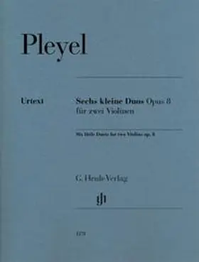 Gertsch |  Sechs kleine Duos op. 8 für zwei Violinen | Buch |  Sack Fachmedien