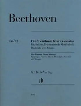 Beethoven / Gertsch / Perahia |  Fünf berühmte Klaviersonaten op. 13, op. 26, op. 27 Nr. 2, op. 28 und op. 31 Nr. 2 | Buch |  Sack Fachmedien