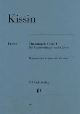  Evgeny Kissin - Thanatopsis op. 4 für Frauenstimme und Klavier | Buch |  Sack Fachmedien