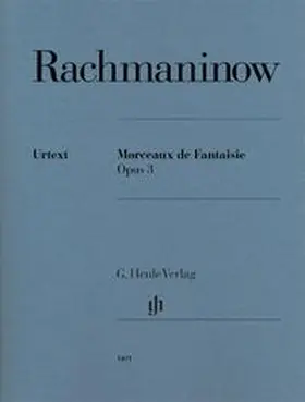 Rahmer |  Sergej Rachmaninow - Morceaux de Fantaisie op. 3 | Buch |  Sack Fachmedien