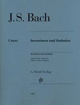Bach / Scheideler |  Inventionen und Sinfonien für Klavier zu zwei Händen. Urtextausgabe ohne Fingersatz | Buch |  Sack Fachmedien