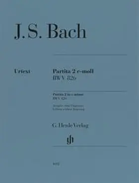 Scheideler |  Johann Sebastian Bach - Partita Nr. 2 c-moll BWV 826 | Buch |  Sack Fachmedien