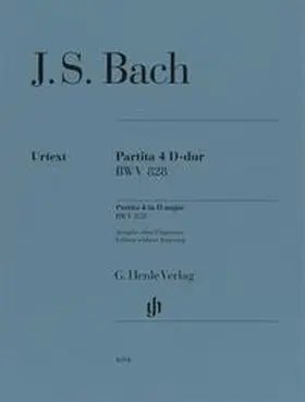  Johann Sebastian Bach - Partita Nr. 4 D-dur BWV 828 | Buch |  Sack Fachmedien