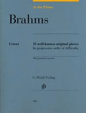  Johannes Brahms - At the Piano - 15 well-known original pieces | Buch |  Sack Fachmedien