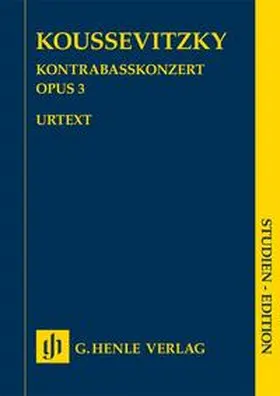 Glöckler |  Serge Koussevitzky - Kontrabasskonzert op. 3 | Buch |  Sack Fachmedien