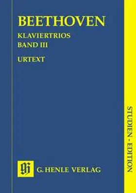  Ludwig van Beethoven - Klaviertrios, Band III | Buch |  Sack Fachmedien