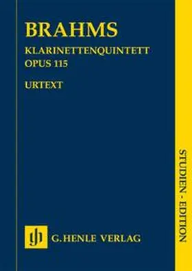 Kirsch |  Johannes Brahms - Klarinettenquintett h-moll op. 115 für Klarinette (A), 2 Violinen, Viola und Violoncello | Buch |  Sack Fachmedien