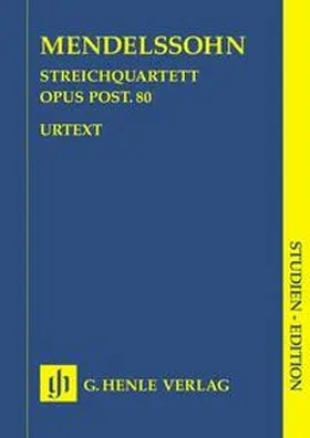 Herttrich |  Felix Mendelssohn Bartholdy - Streichquartett f-moll op. post. 80 | Buch |  Sack Fachmedien