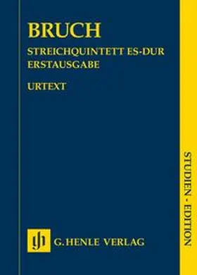  Max Bruch - Streichquintett Es-dur | Buch |  Sack Fachmedien