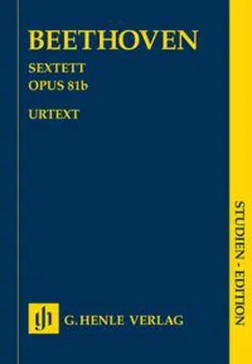 Voss |  Ludwig van Beethoven - Sextett Es-dur op. 81b | Buch |  Sack Fachmedien