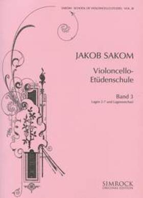 Sakom |  Violoncello-Etüden-Schule | Sonstiges |  Sack Fachmedien