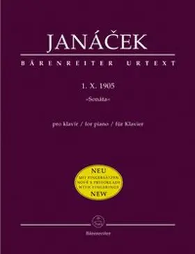 Kundera / Burghauser |  1. X. 1905 für Klavier "Sonata" | Buch |  Sack Fachmedien