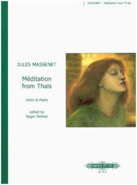 Massenet / Nichols |  Méditation D-Dur | Buch |  Sack Fachmedien