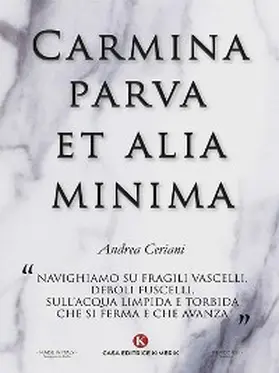 Ceriani |  Carmina parva et alia minima | eBook | Sack Fachmedien