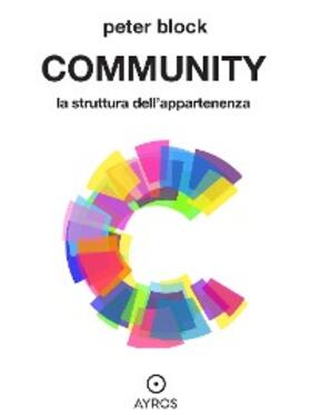 Block |  Community. La struttura dell'appartenenza | eBook | Sack Fachmedien