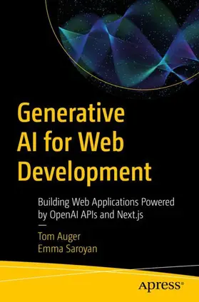 Auger / Saroyan |  Generative AI for Web Development | Buch |  Sack Fachmedien