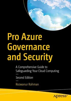 Rahman |  Pro Azure Governance and Security | Buch |  Sack Fachmedien