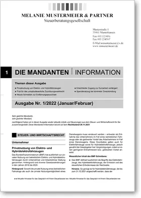 Die Mandanten Information | NWB Verlag | Zeitschrift | sack.de