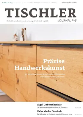  TISCHLER JOURNAL | Zeitschrift |  Sack Fachmedien