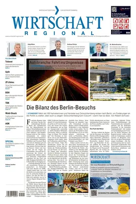  Wirtschaft regional | Zeitschrift |  Sack Fachmedien